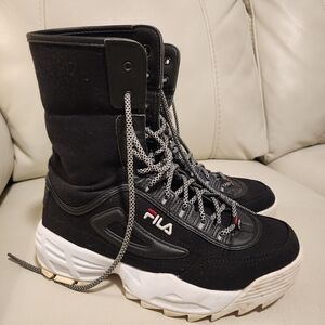 Fila Combat Disrupter Ballistic Canvas Sneaker-Boots Women’s 8.5 (unisex)